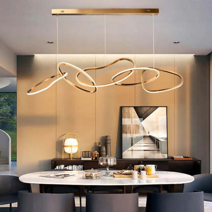 Irregular Circular Chainlink Dimmable Plated