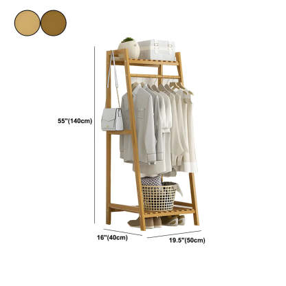 Modern home coat oak hall trees & coat racks in bamboo wood