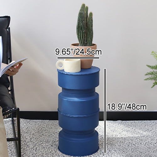 Nordic Metal Cylindrical Side Table