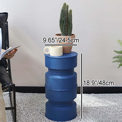 Nordic Metal Cylindrical Side Table