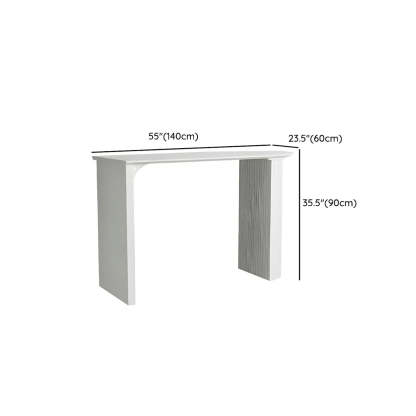 Minimalist White Counter Height Bar Table