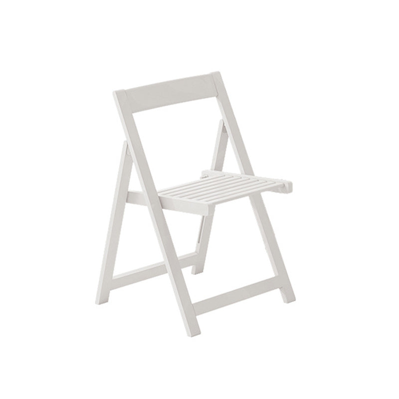 Minimalist Solid Wood Armless Backrest Dining Chair