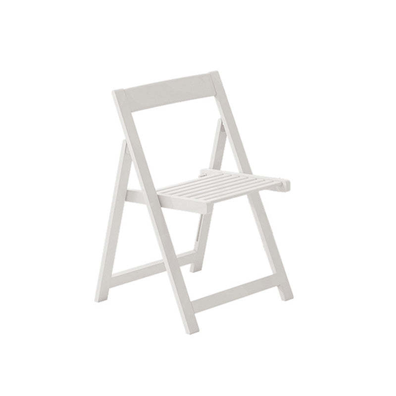 Minimalist Solid Wood Armless Backrest Dining Chair