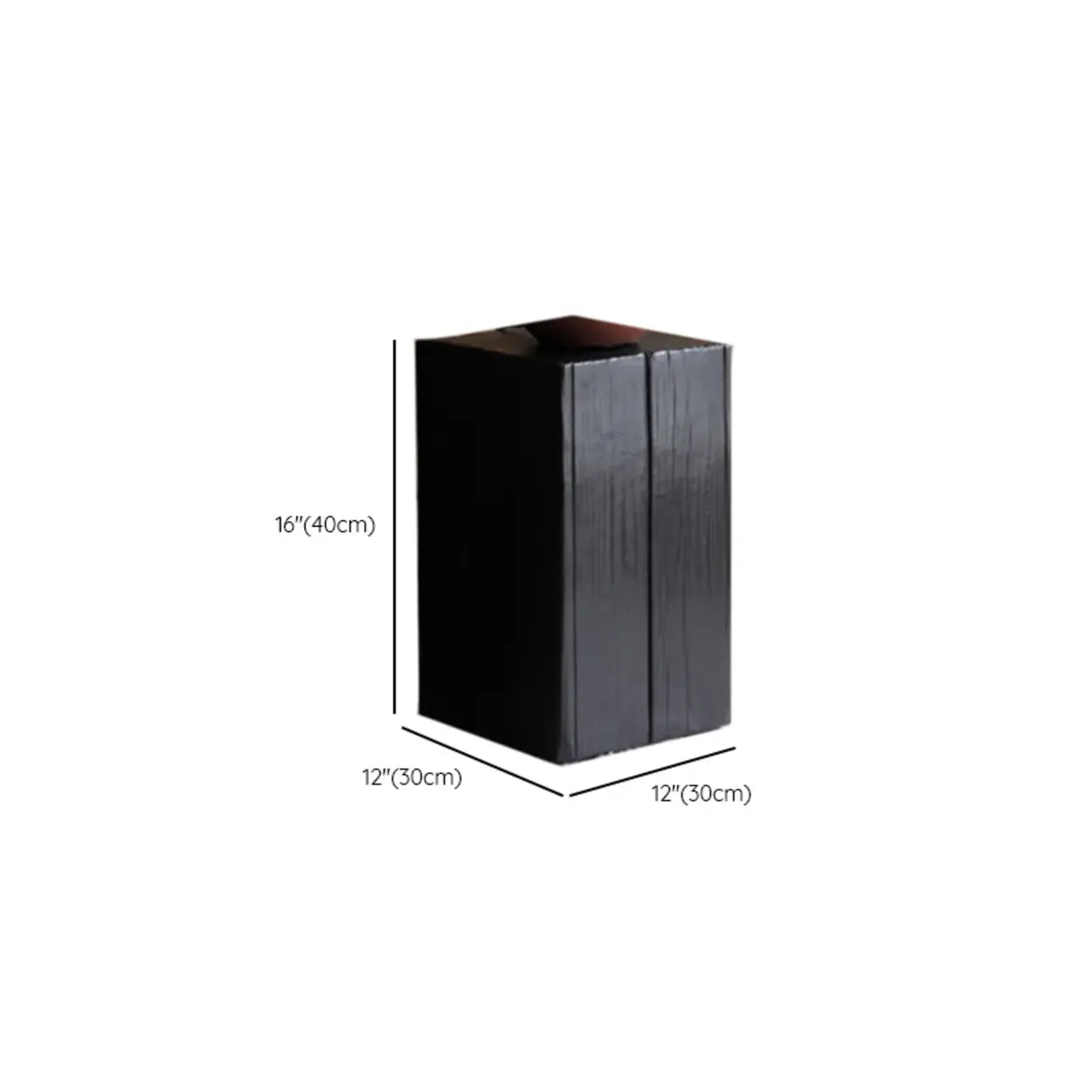 Lighom modern square block wood glass display cabinets