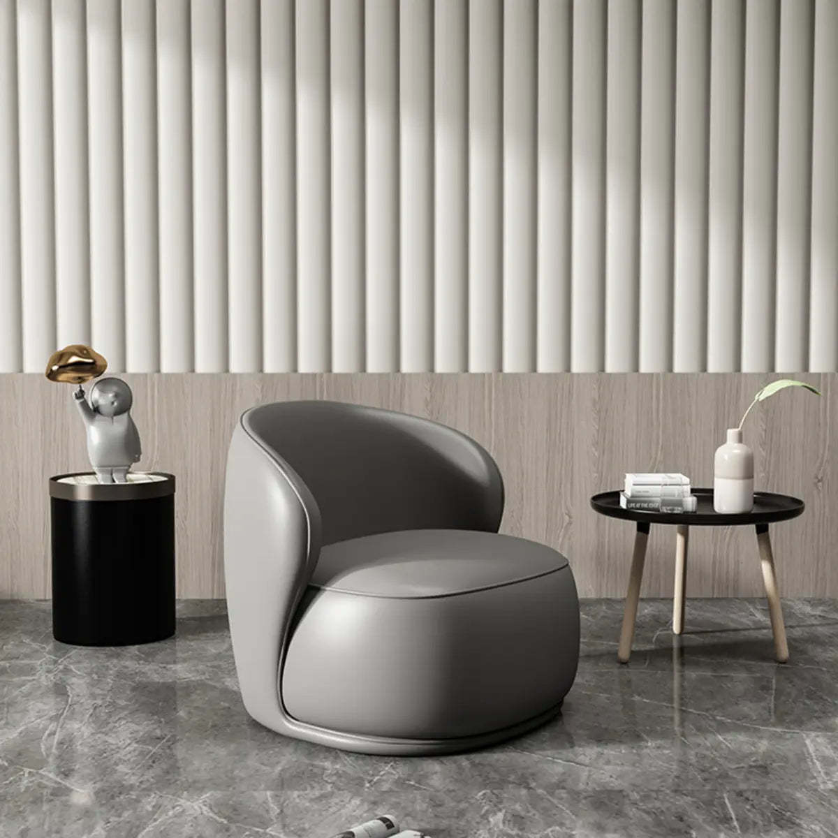 Lighom frosted frame wood velvet leather accent chairs for bedroom