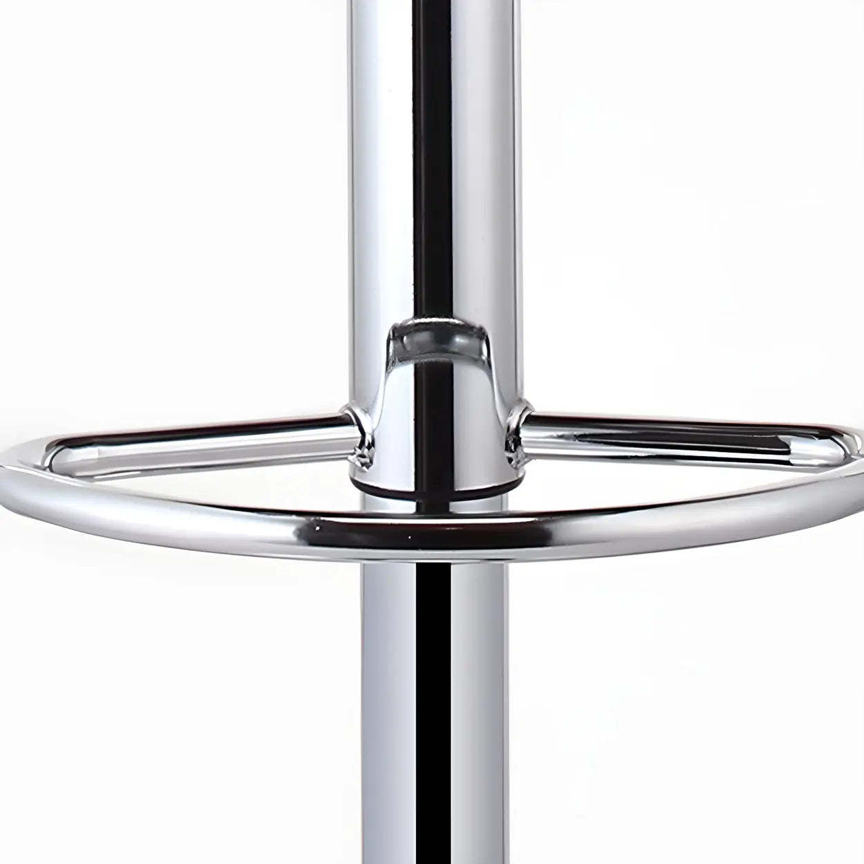 Saddle Leather Adjustable Swivel Bar Stool — Green / 1 Piece