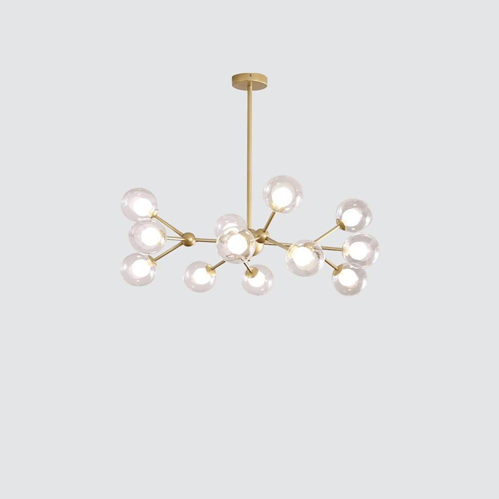 Modern Sputnik Chandelier Bubble Chandelier 12 Bulbs-Lighom