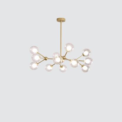 Modern Sputnik Chandelier Bubble Chandelier 12 Bulbs-Lighom