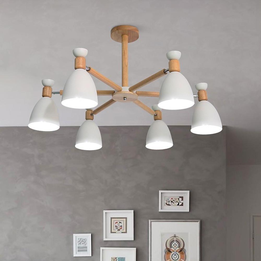 6-Light LED Nordic Pendant Chandelier