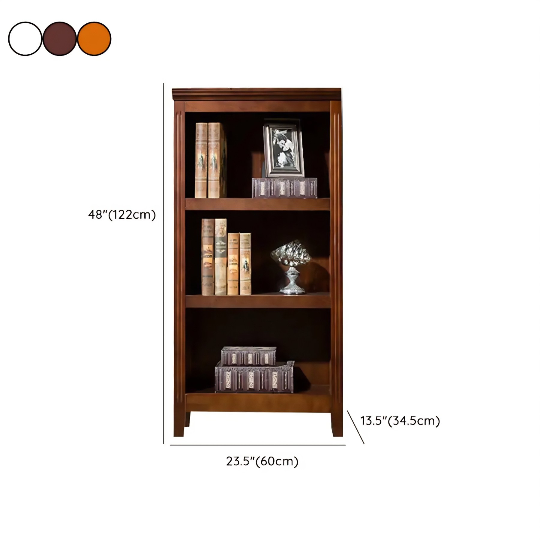 Birch Vertical Barrister Bookcase
