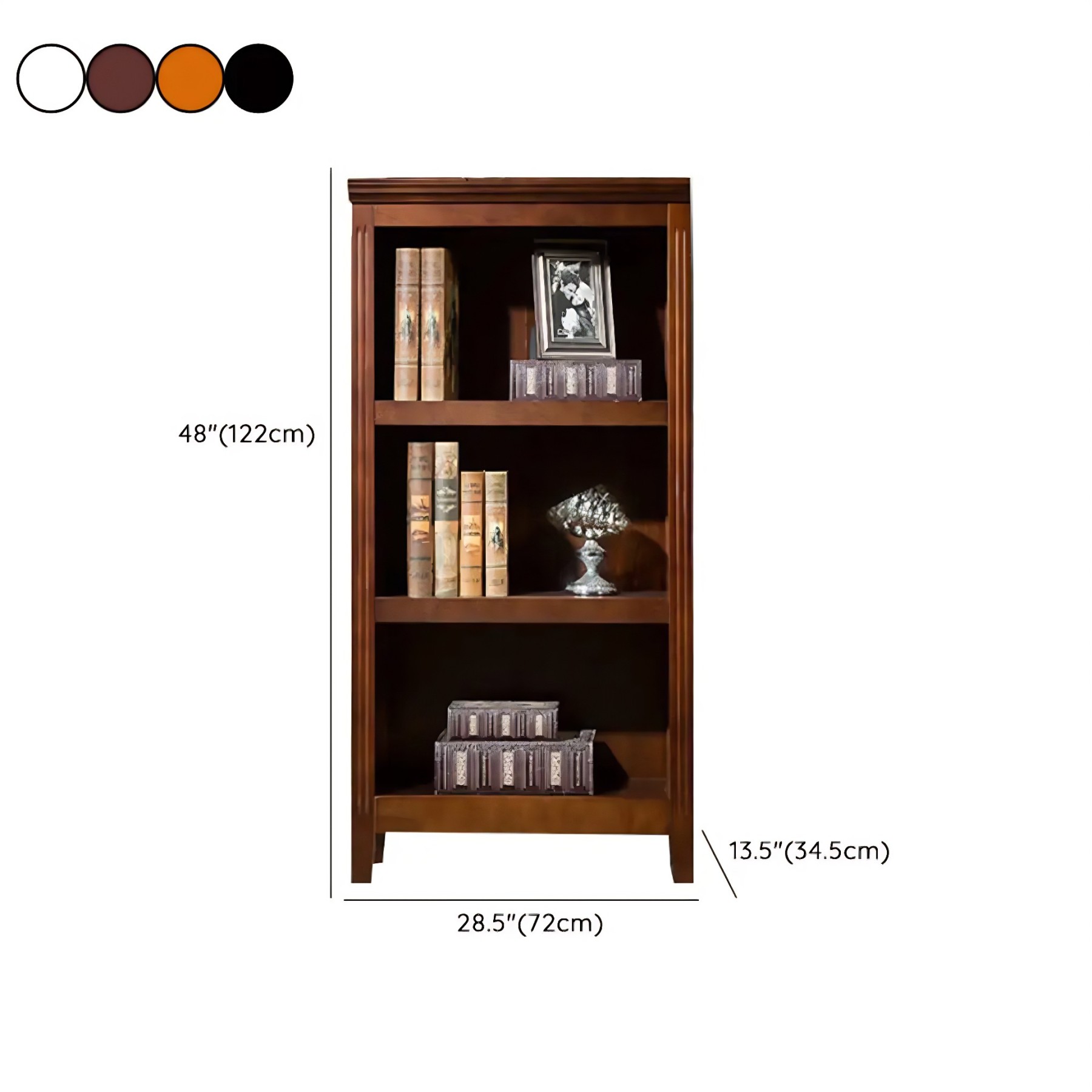 Birch Vertical Barrister Bookcase