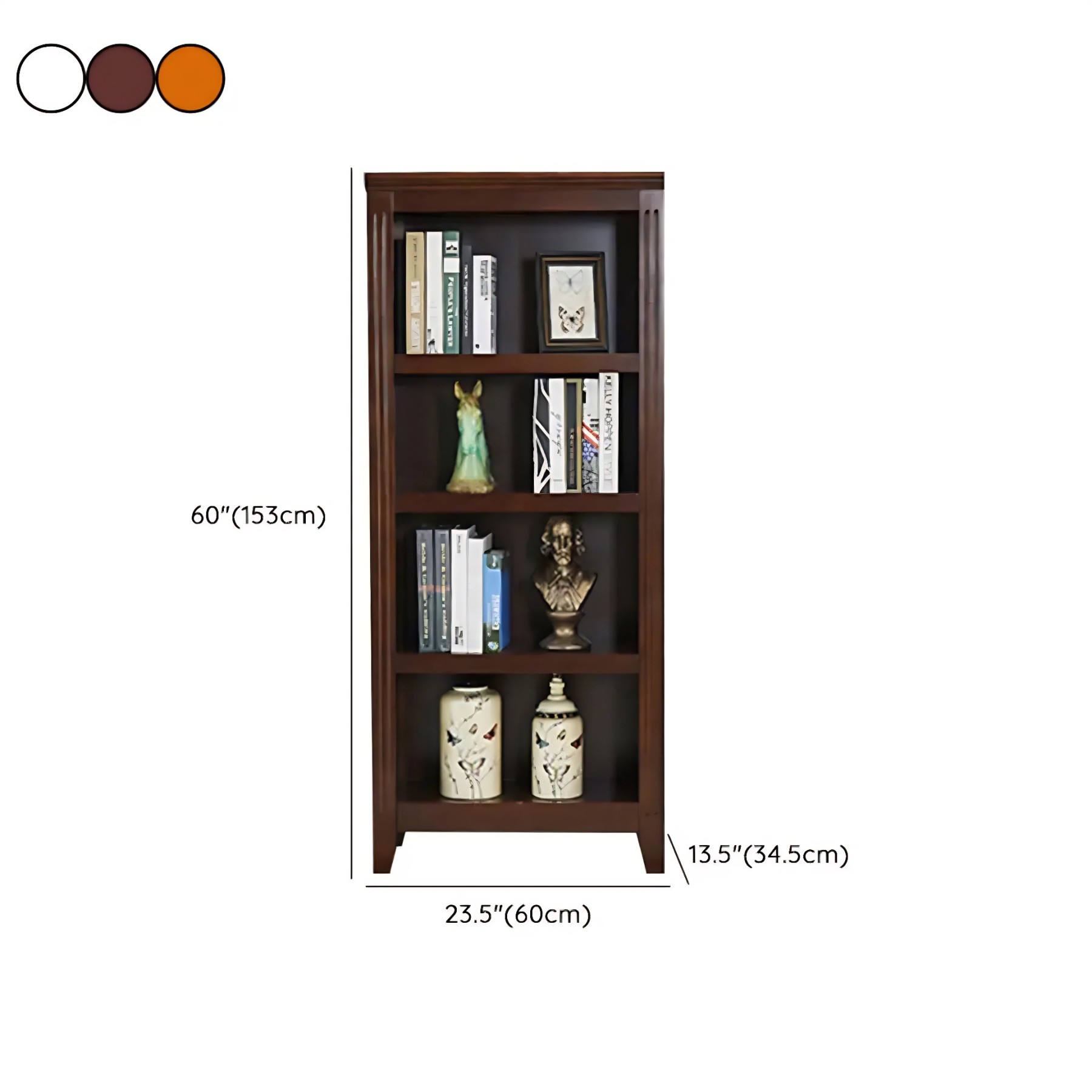 Birch Vertical Barrister Bookcase