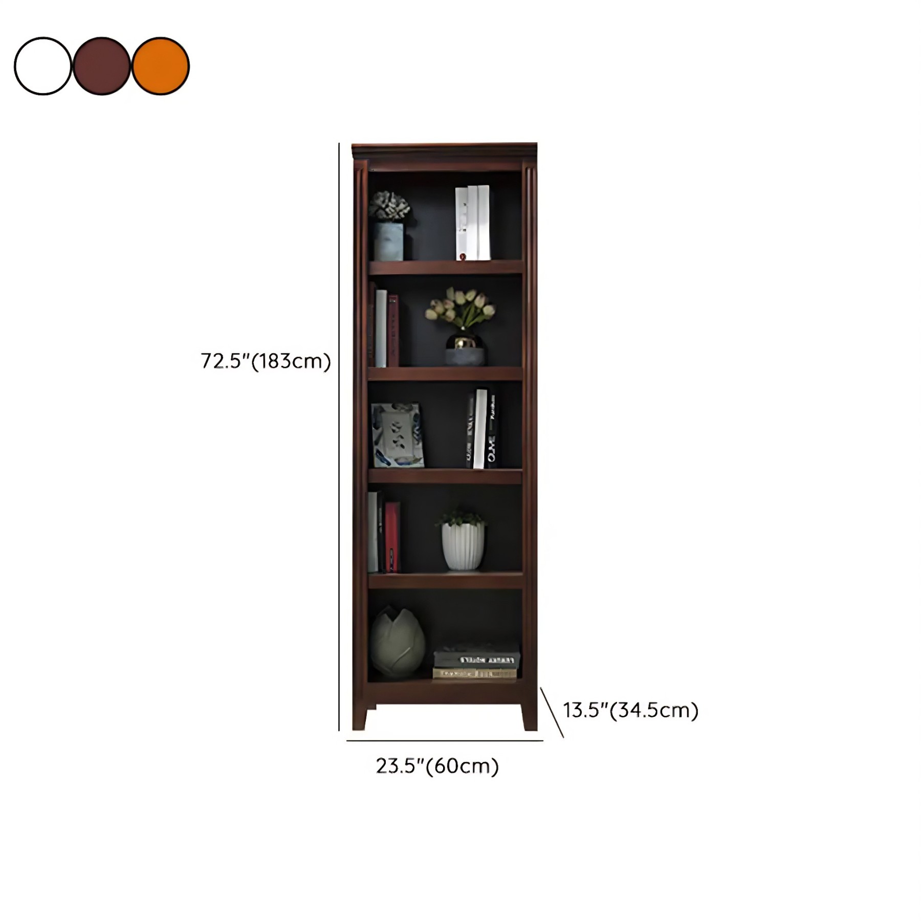 Birch Vertical Barrister Bookcase