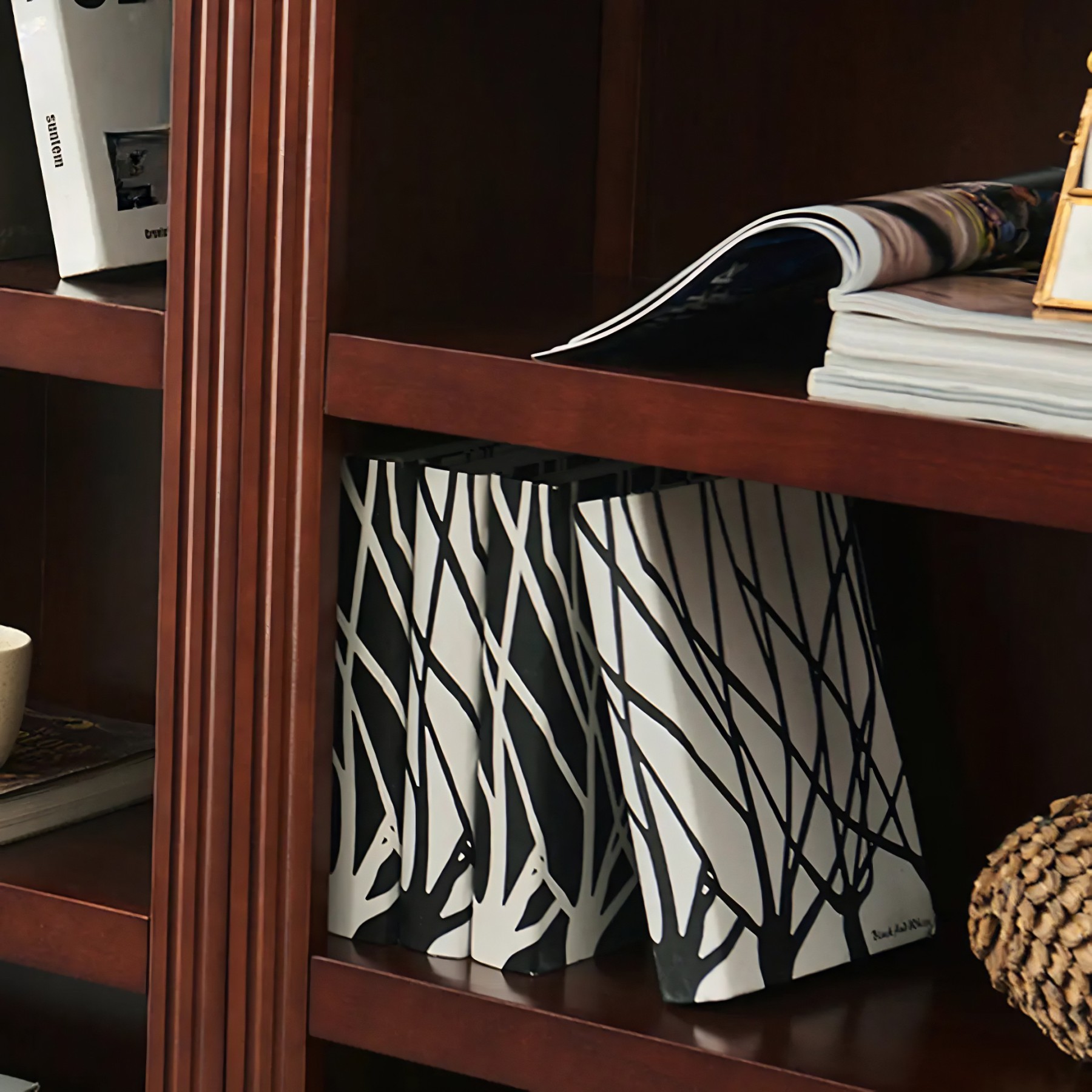 Birch Vertical Barrister Bookcase