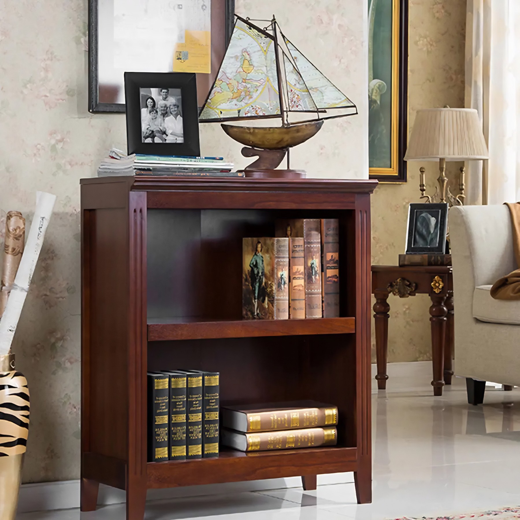 Birch Vertical Barrister Bookcase