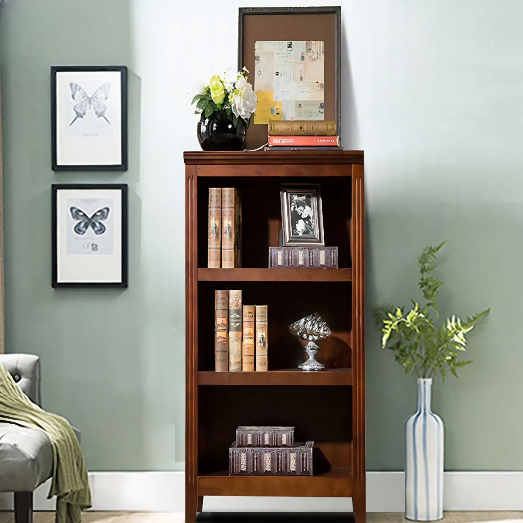 Birch Vertical Barrister Bookcase
