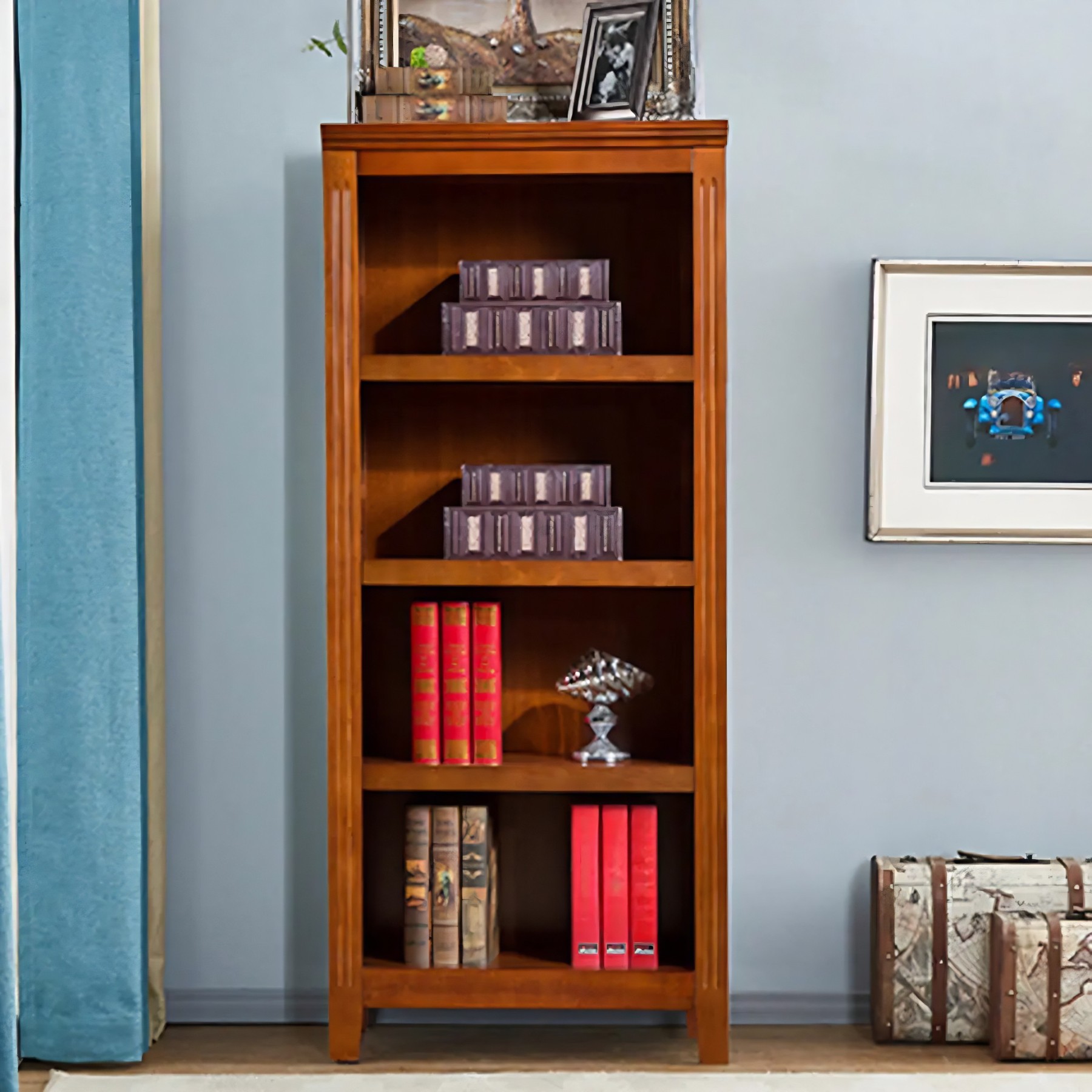 Birch Vertical Barrister Bookcase