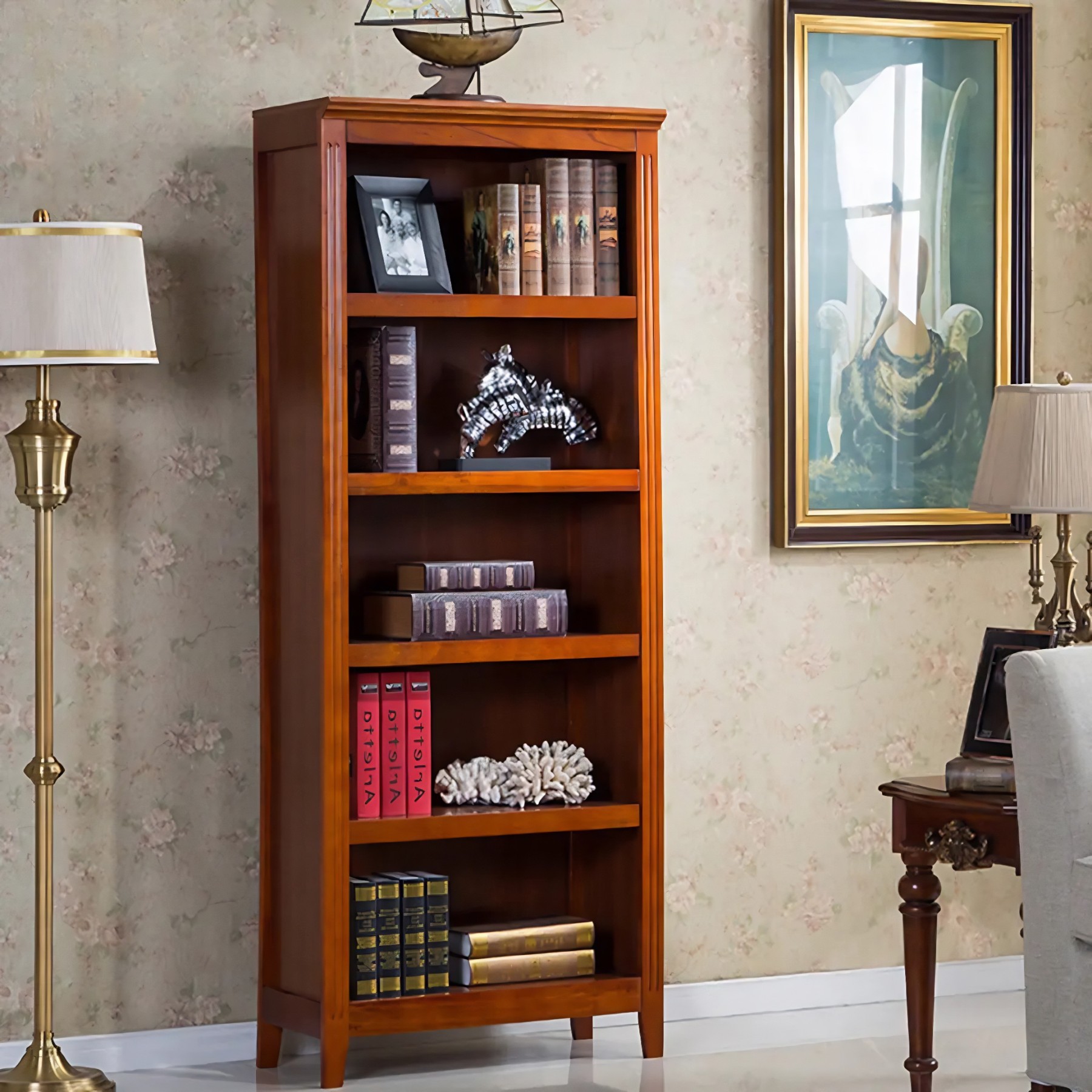 Birch Vertical Barrister Bookcase