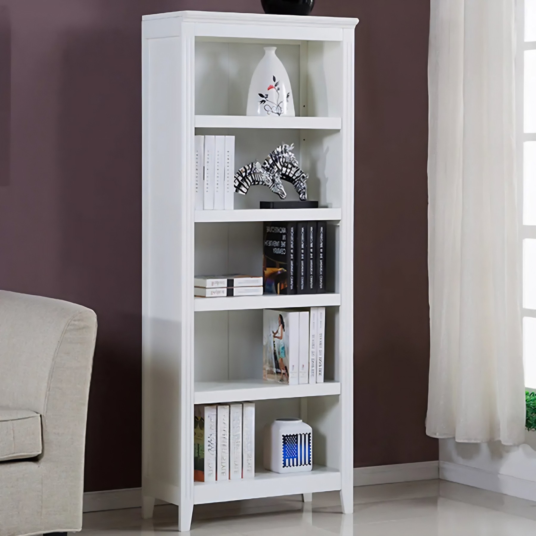 Birch Vertical Barrister Bookcase