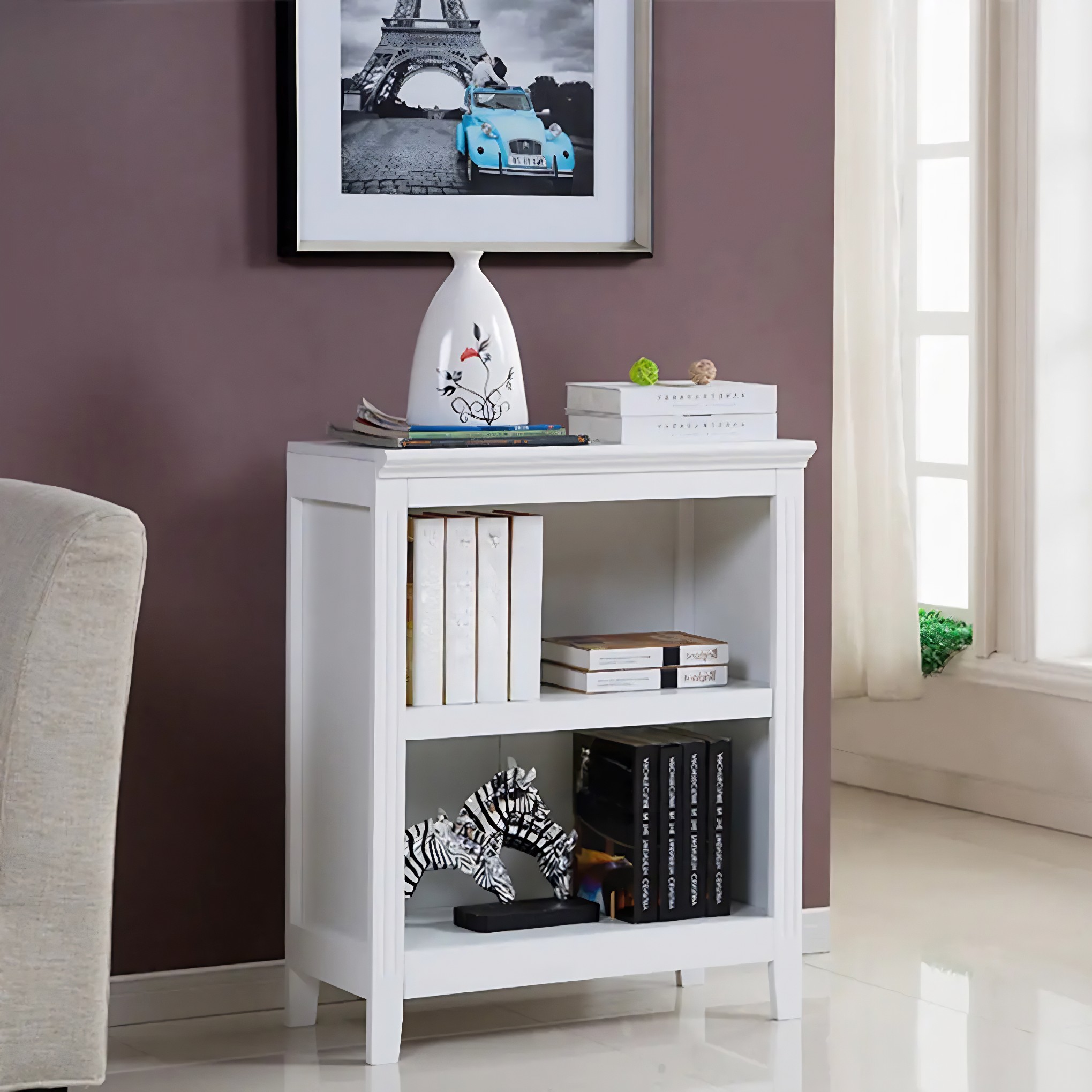 Birch Vertical Barrister Bookcase