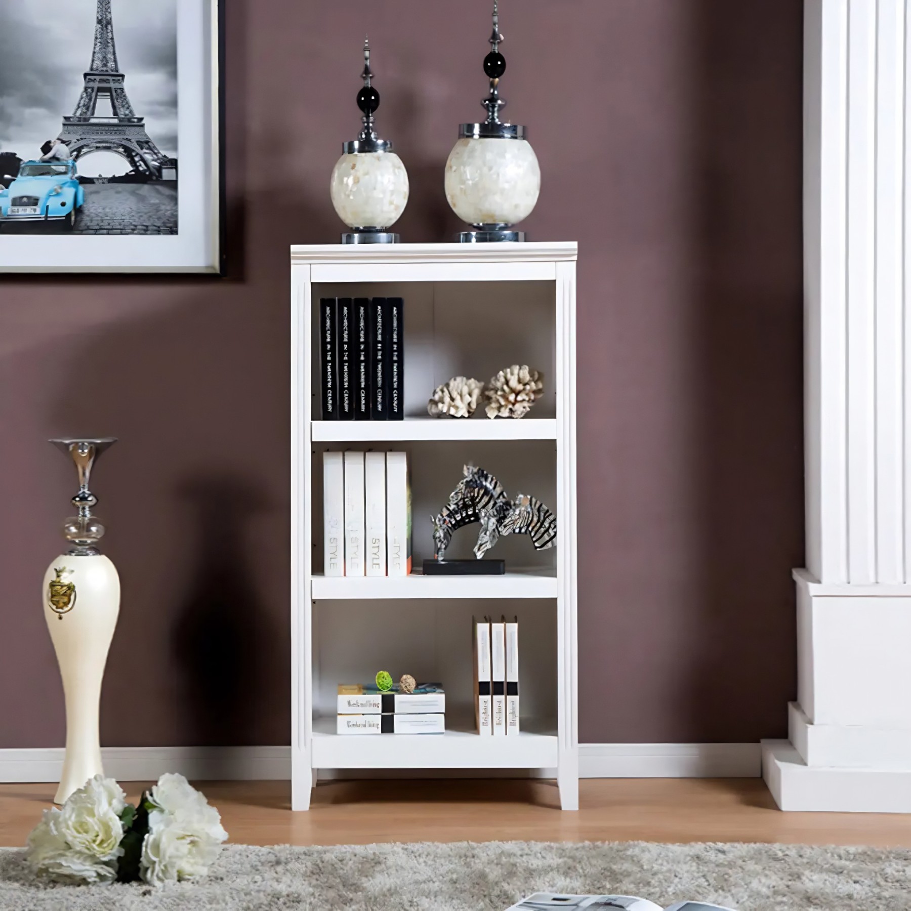 Birch Vertical Barrister Bookcase
