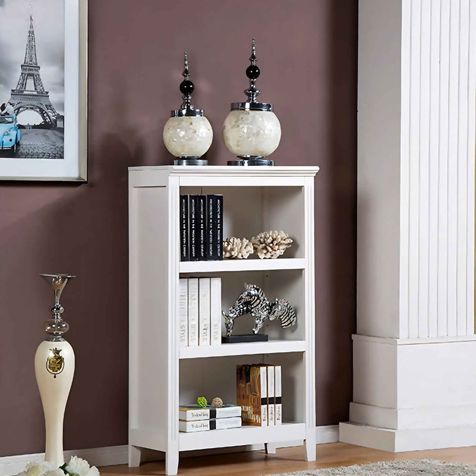 Birch Vertical Barrister Bookcase