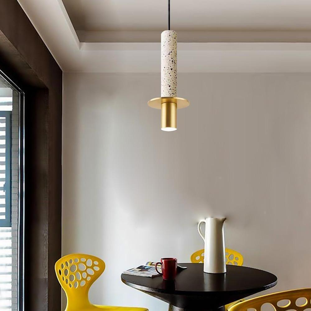 Lighom island circular green pendant lighting in glass — Off-White