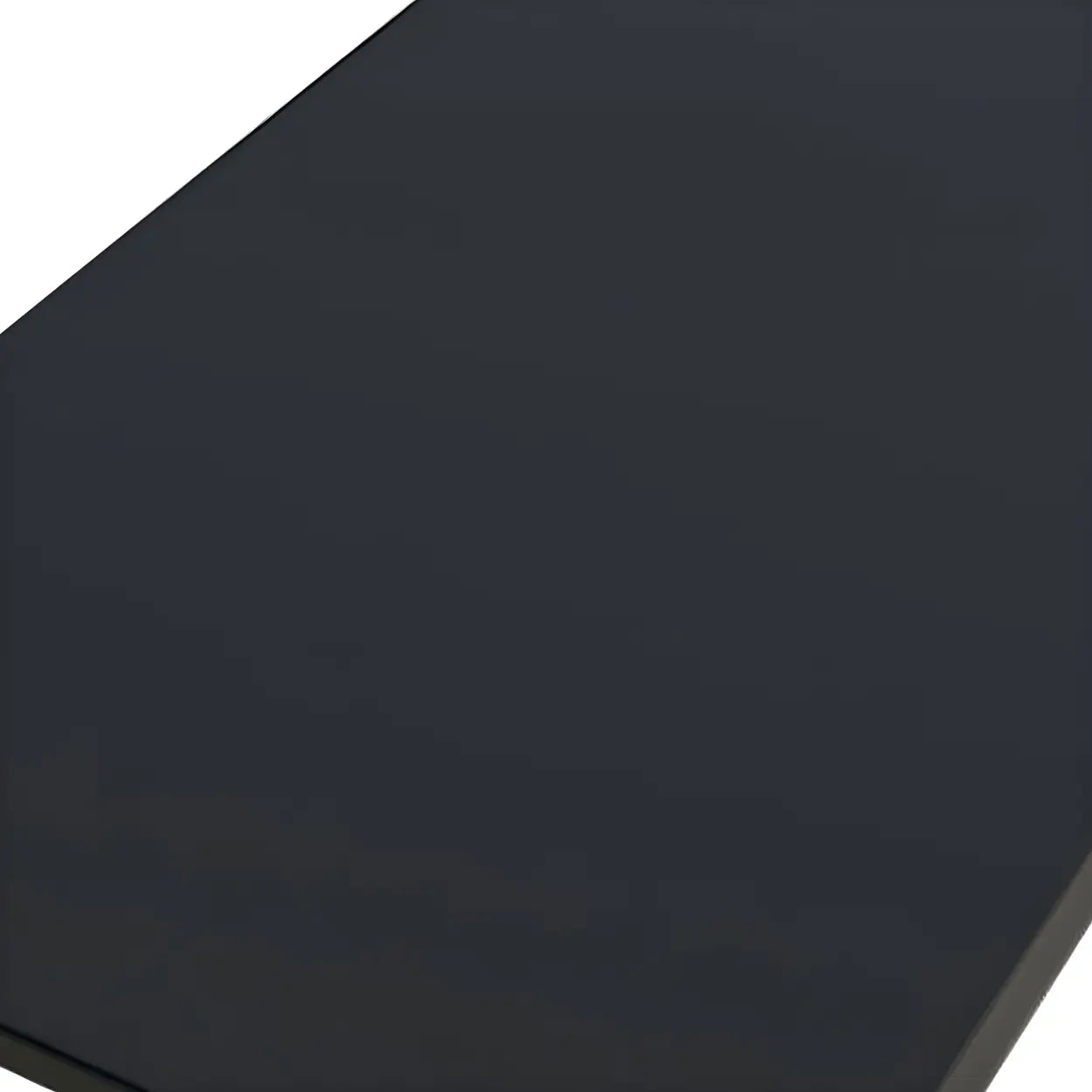 Black Aluminum Alloy Rectangular Outdoor Coffee Table