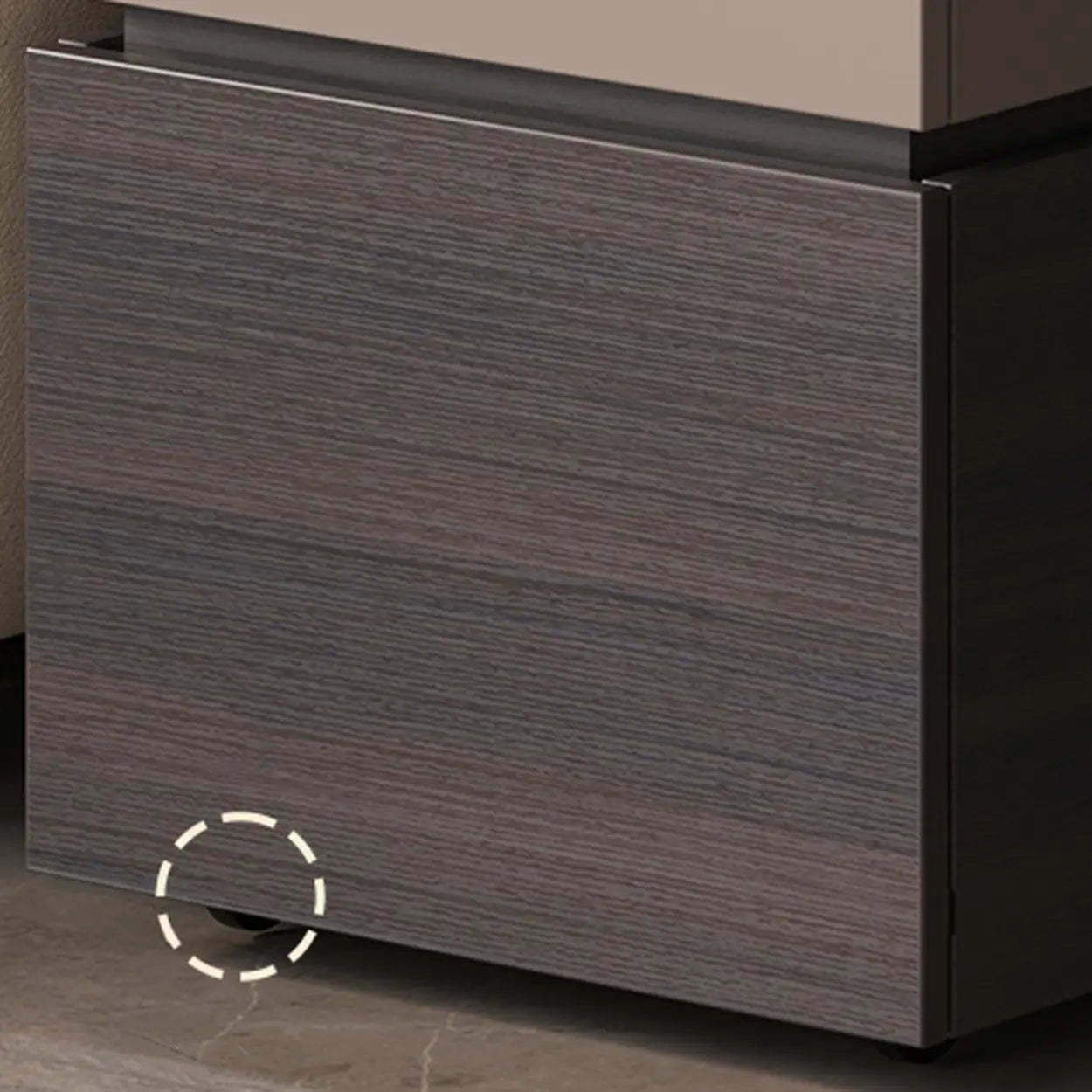 Black Glass Lift-Top Storage Coffee Table with Wheels