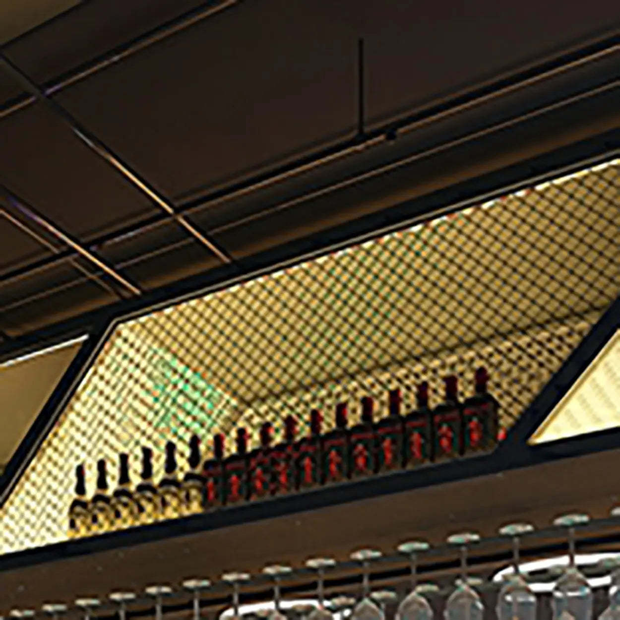 Black Industrial Metal Wall Wine Rack Organizer