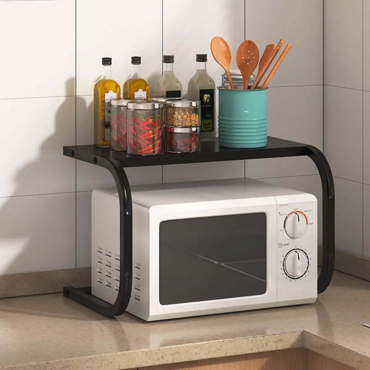 Modern home frame display cabinets in metal — Black