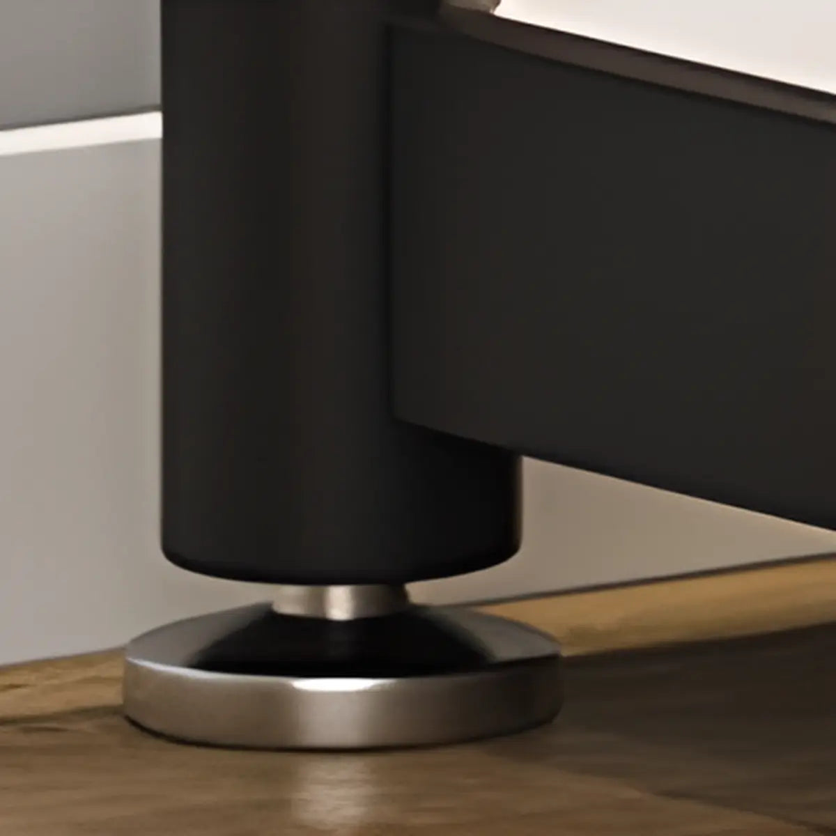 Black Metal LED Clear Display Cabinet