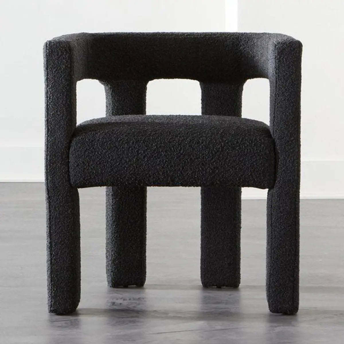 Lighom modern arm sherpa black office chairs