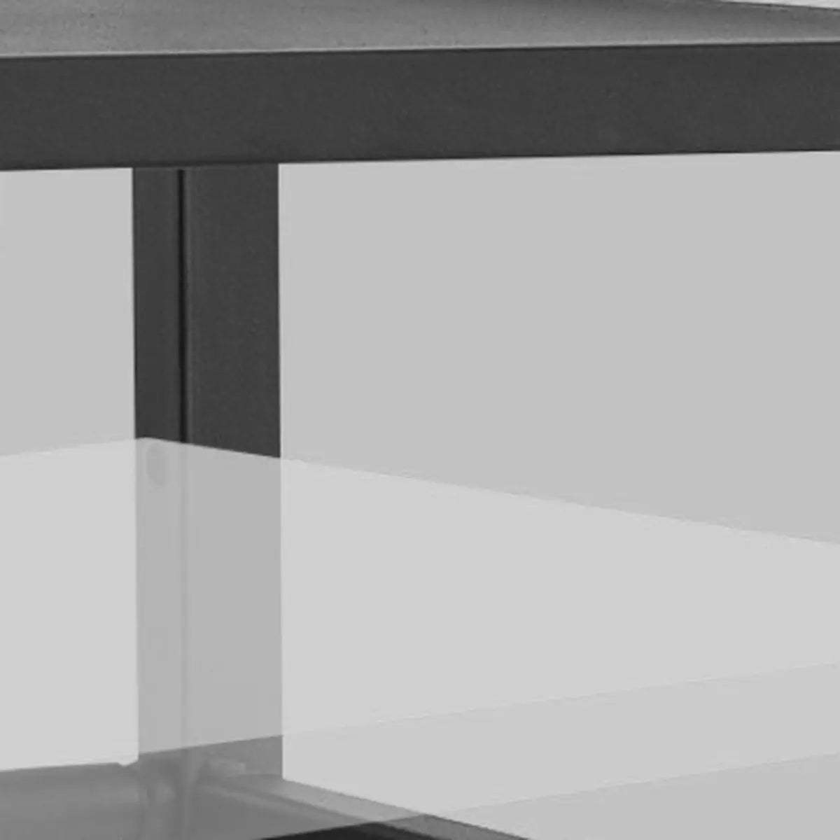Black Steel Baker's Rack with Microwave Shelf and Hooks — White / Hooks