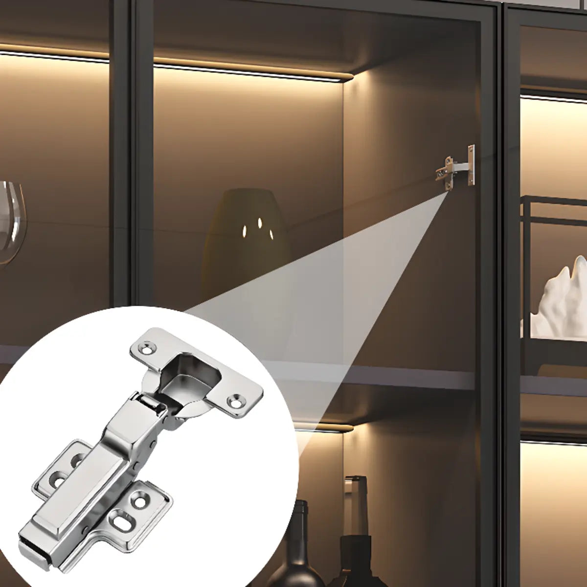 Black Tall Wood Display Wine Cabinet with Lighting