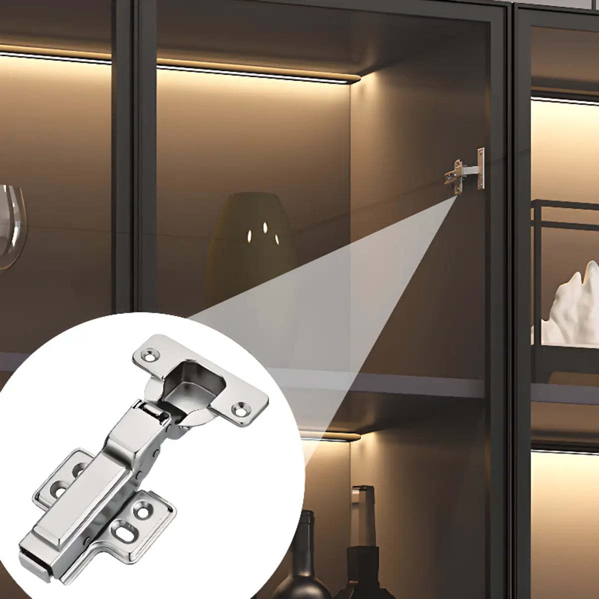 Black Tall Wood Display Wine Cabinet with Lighting