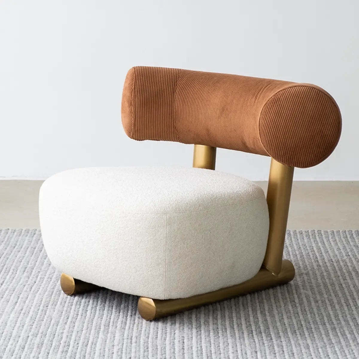 Black Tear-Resistant Microfiber Leather Sled Side Chair