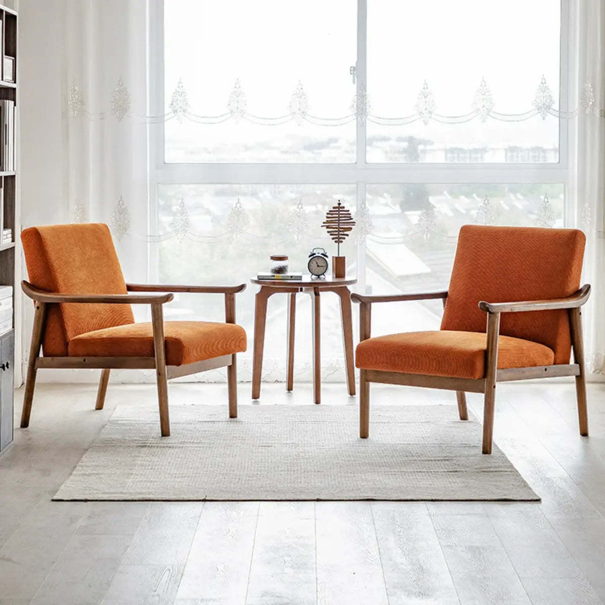 Blackish Green Stain Resistant Oiled Leather Arm Chair