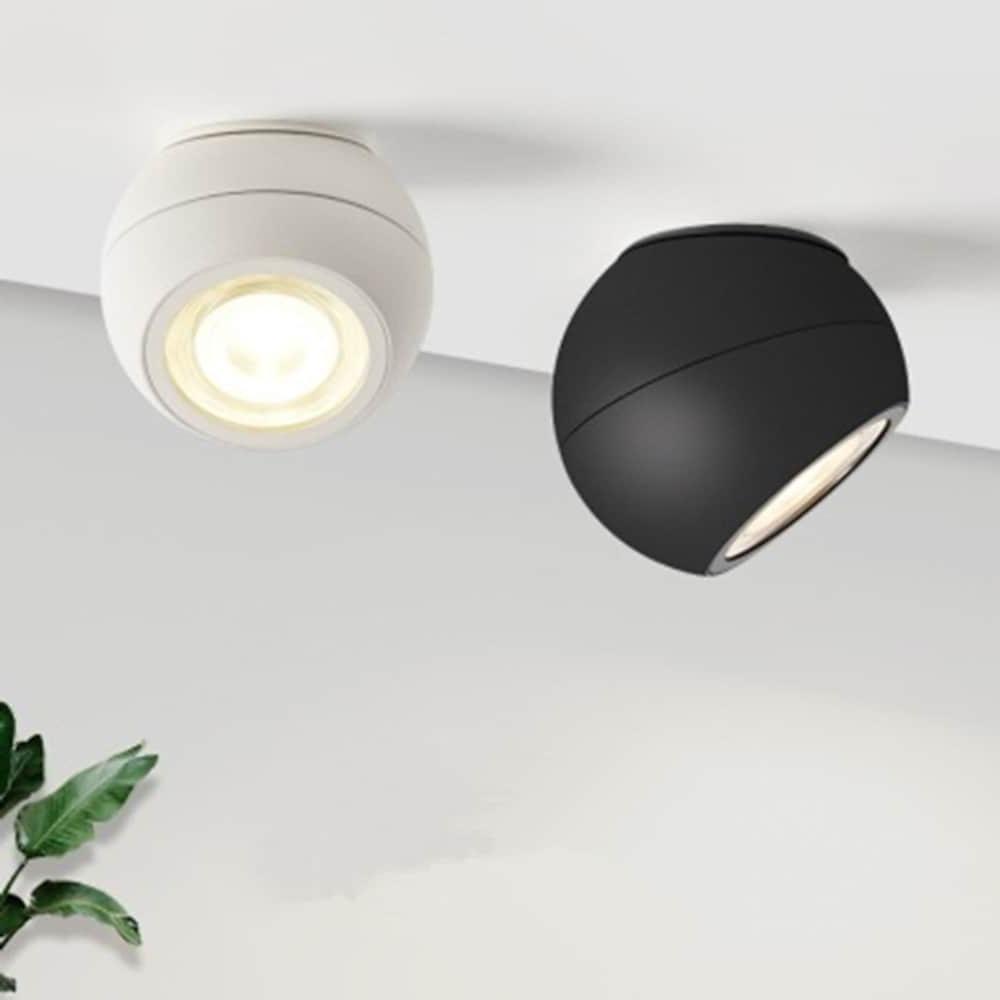 Minimalist Globe Design LED Modern Spotlight Ceiling Lights Flush Mount Lighting-Lighom