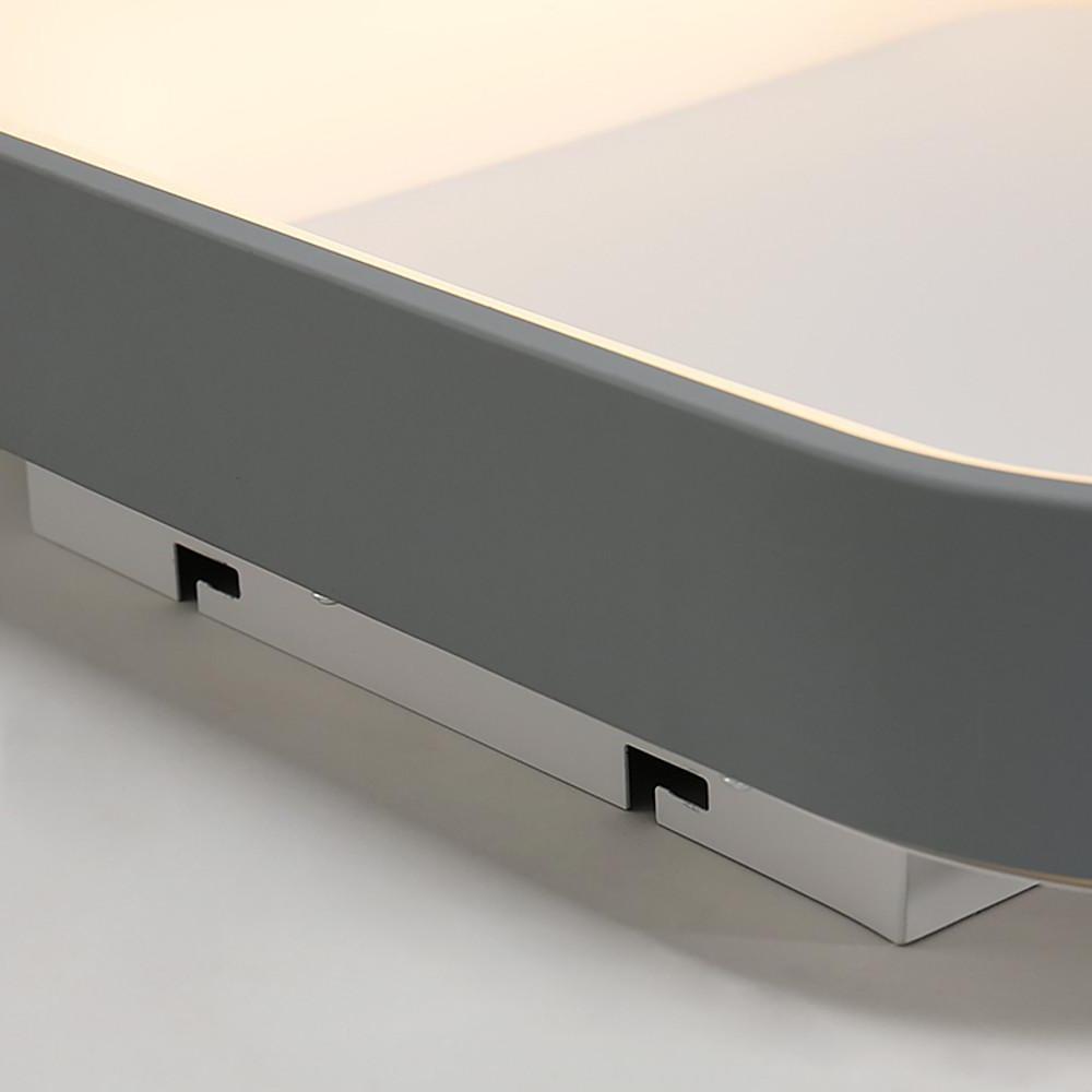 Square Shaped Modern LED Flush Mount Ceiling Light for Bedroom-Lighom