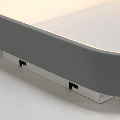 Square Shaped Modern LED Flush Mount Ceiling Light for Bedroom-Lighom