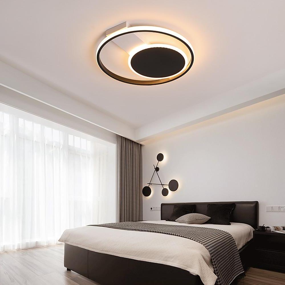Dual Circle LED Bedroom Flush Mount