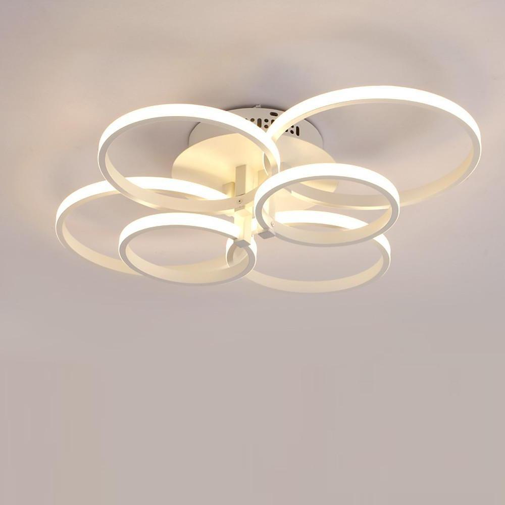 6-Size Metal LED Flush Mount Ceiling Light