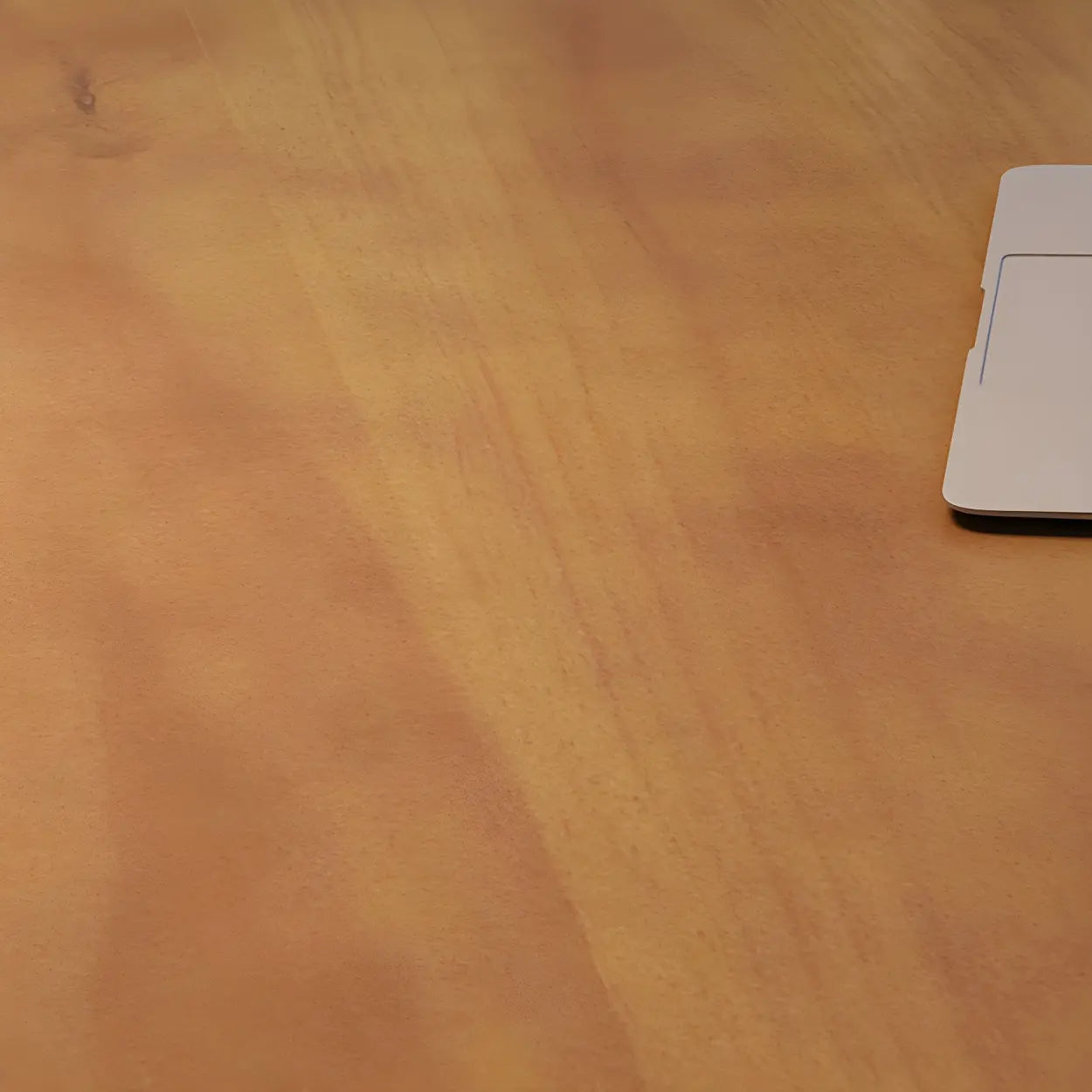 Brown Pine Wood Steel Sledge Gaming Desk — Table Only