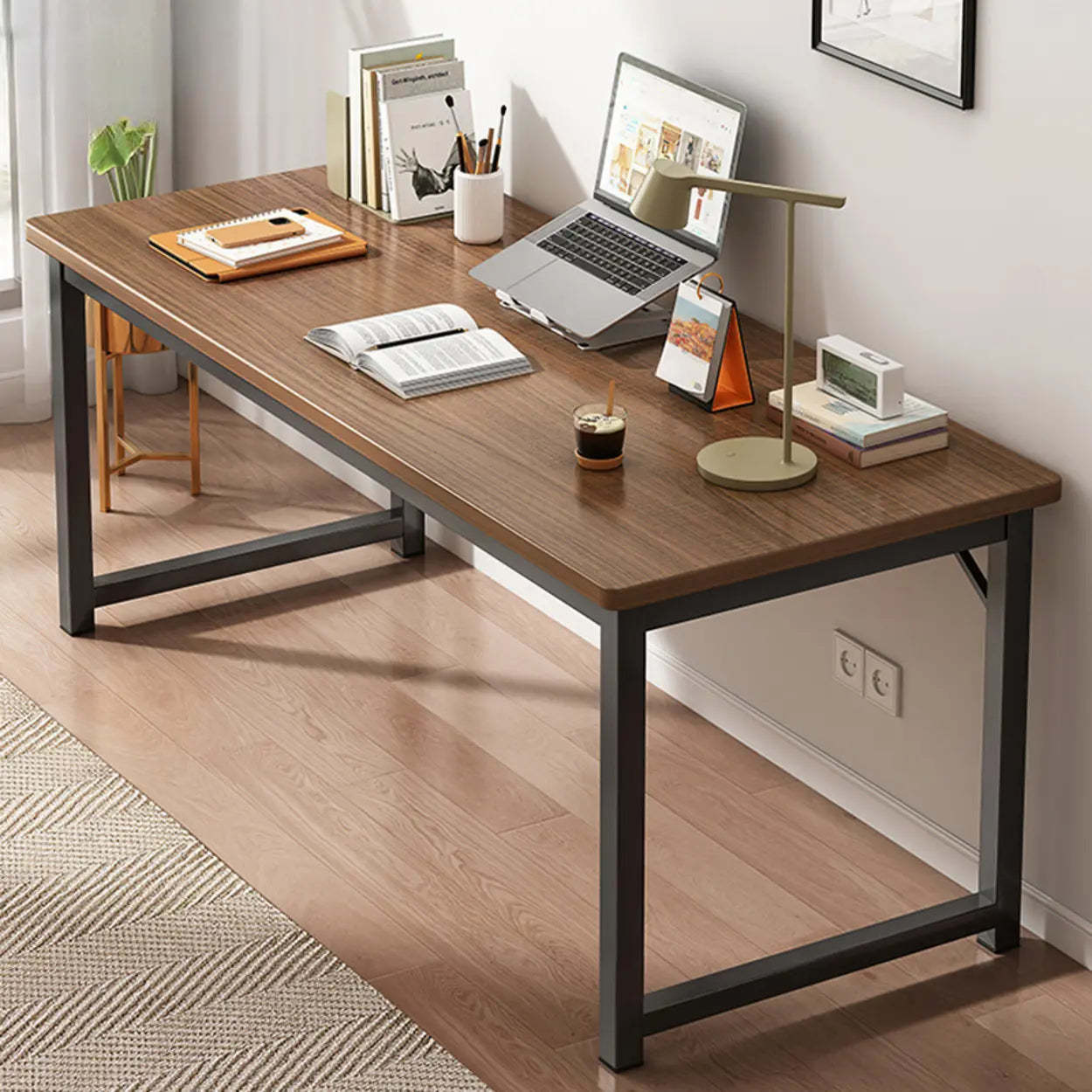 Modern desk writing desks in wood metal