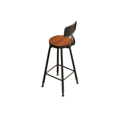 Brown Rectangular Wood Bar Table — Chair Only