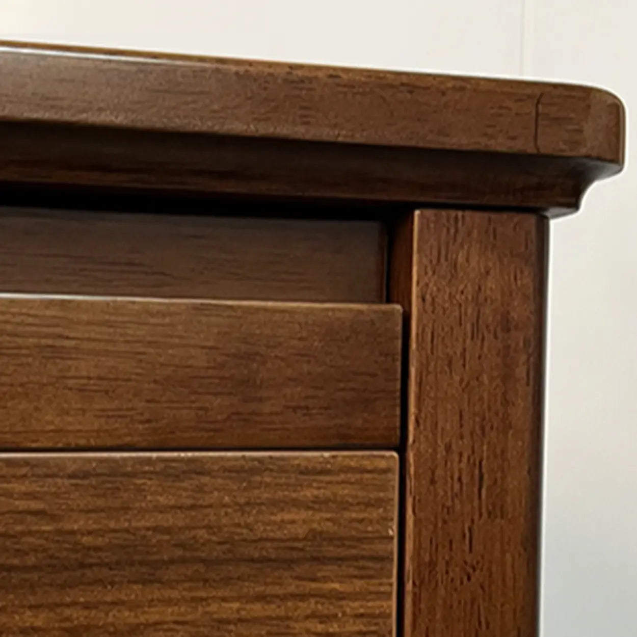 Brown Rectangular Wood Kitchen China Cabinet