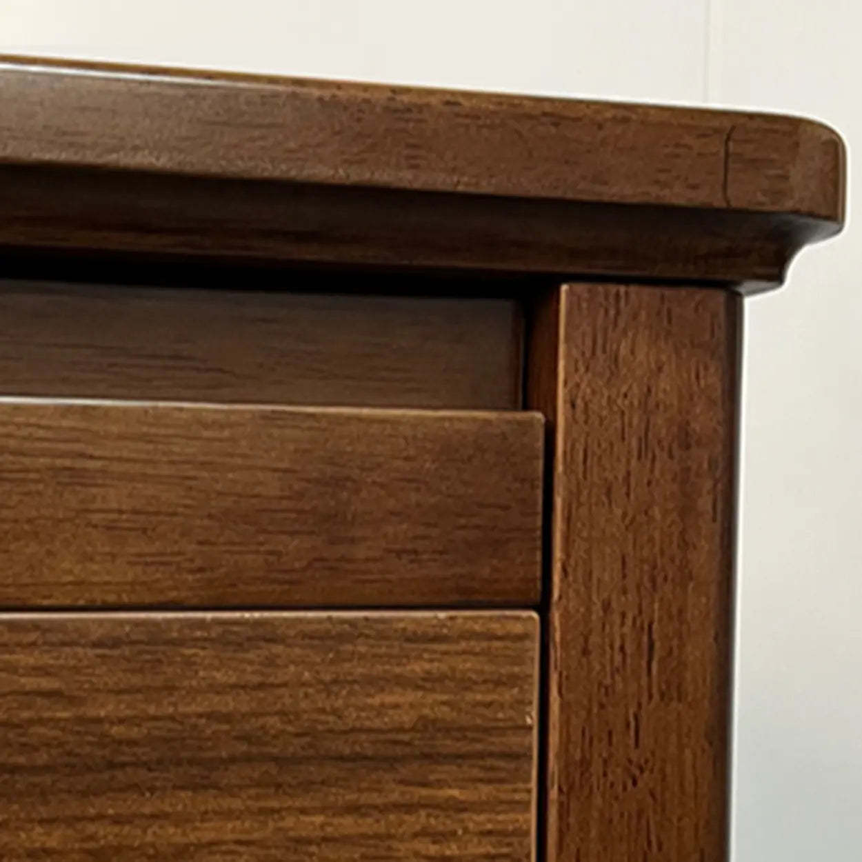 Brown Rectangular Wood Kitchen China Cabinet