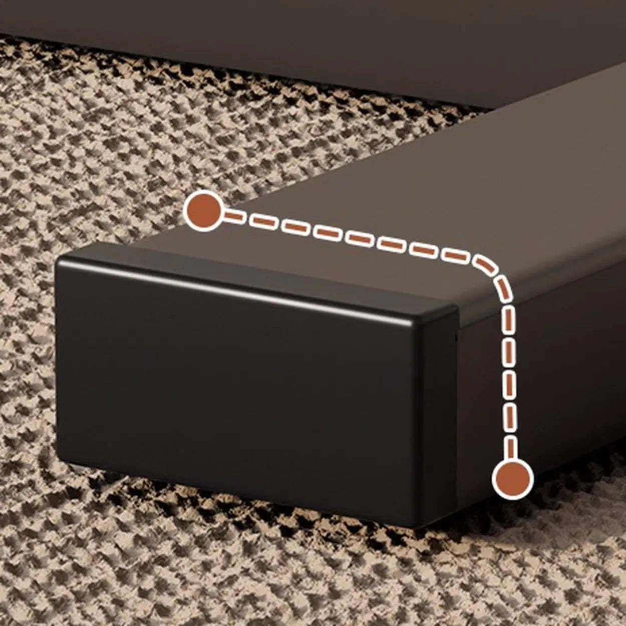 Brown Narrow Adjustable Wood Single Desk