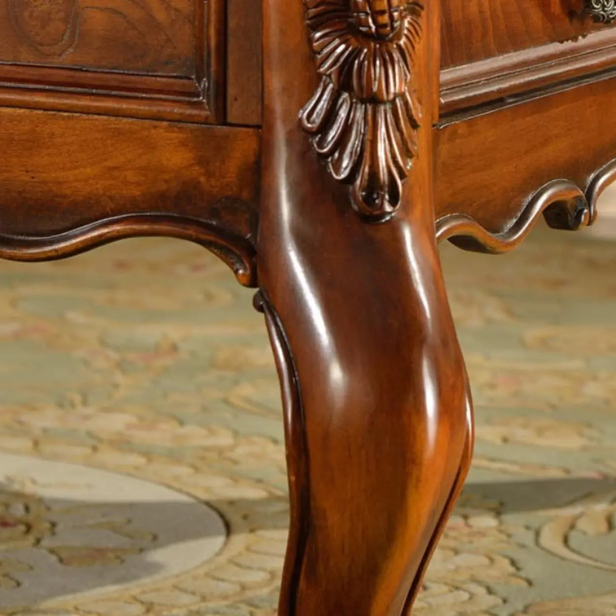 Brown Square Distressed Wood Storage Coffee Table